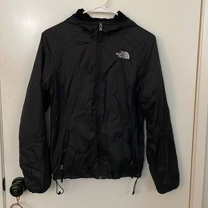 The North Face Women's Black Faux-Fur Lined Full-Zip Hoodie Jacket